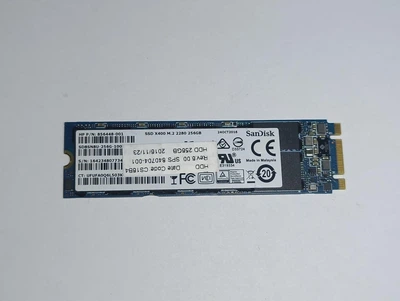 SSD SanDisk SD8SN8U 256GB M.2 2280 SATA III для ноутбука и ПК Б\В - Б/У