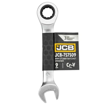 Ключ комбінований короткий з тріскачкою 9 мм - 58202 JCB