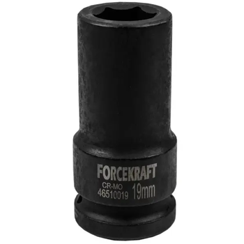 Головка ударна глибока 3/4" 19 мм (6-гр.) - 19623 FORCEKRAFT
