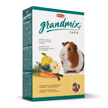 Корм Рadovan (Падован) Grandmix Cavie для морских свинок с фруктами и овощами 850 г (арт PP00190)