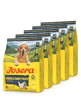 Сухий корм Josera Chicken & Sweet Potato Adult Medi/Maxi (Nature Energetic) З м’ясом птиці та бататом (беззерновий) 0,9 кг х 5 (4,5 кг) (86375)