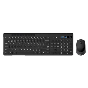 Набiр миша+клавiатура бездротовий AI Black UKR BT +2.4GHz GENIUS SlimStar 8230 (31340015424)
