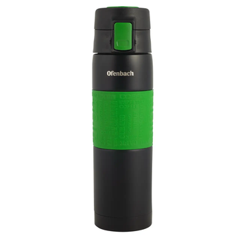 Термокружка Ofenbach NB-101300 480 мл зелёная из нержавеющей стали, герметичная, для кофе и чая