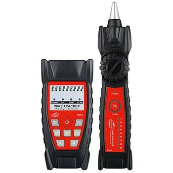 Кабельний тестер витої пари BENETECH GT66 чорний багатофункциональний трасошукач для діагностики LAN-мереж RJ45 та RJ11 (112-163-GT66)