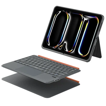 Чехол-клавиатура Wiwu MK-005 Bluetooth искусственная кожа 13" серый