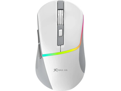 Мышка проводная XTRIKE ME GM-322 White с RGB подсветкой