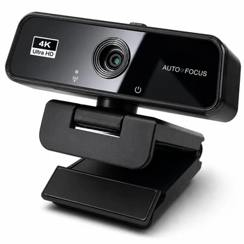 Вебкамера B03 Чорна 4K Ultra HD 3840×2160, автофокус, вбудований мікрофон, USB 2.0, 30 FPS