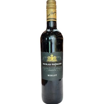 Вино N.Napoleon Мерло червоне сухе 12% 0,75 л (Франція)