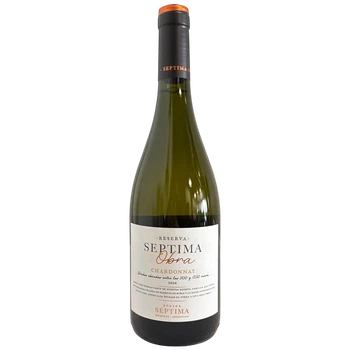 Вино Septima Obra Chardonnay біле сухе 13% 0,75л (Іспанія)
