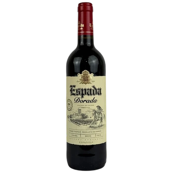 Вино Espada Dorada сухе червоне 11% 0,75 л (Іспанія)