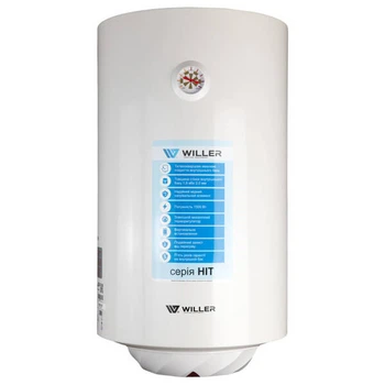 Водонагрівач вертикальний Willer EV50R-HIT 50 л, 1,5 кВт