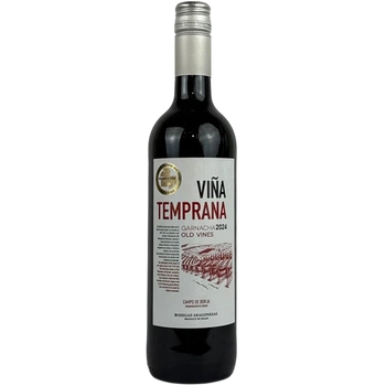 Вино Vina Temprana сухе червоне 14% 2023 0,75л (Іспанія)