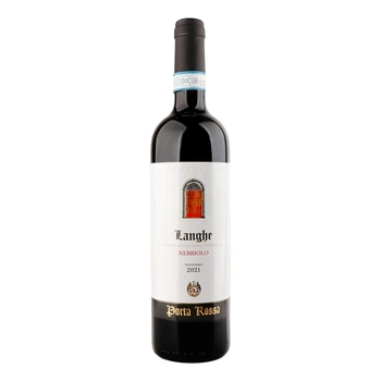 Вино Porta Rossa Lange Nebbiolo червоне сухе 14% 0.75 л (Італія)