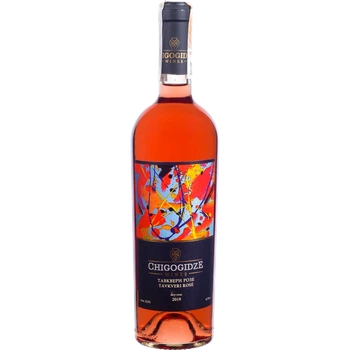 Вино Chigogidze Тавквері рожеве сухе 12.5% 0.75 л (Грузія)