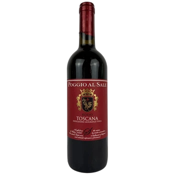 Вино Poggio Al Sale Toscana червоне сухе 13% 0.75 л (Італія)