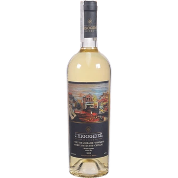 Вино Chigogidze Горулі Мцване-Чінандалі біле сухе 12.5% 0.75 л (Грузія)