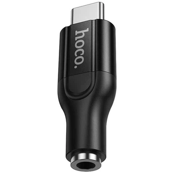 Перехідник HOCO UPA35 Mia Type-C to 3.5mm (Black) (257365)