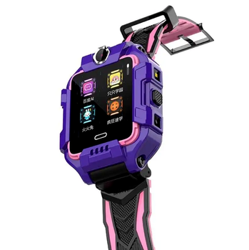 Детские смарт-часы Smart Watch Y99C 4G фиолетовые с GPS и фитнес-трекером для контроля активности и здоровья