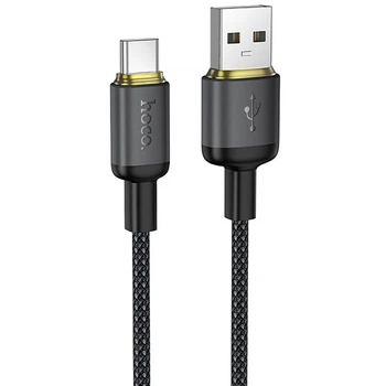 Дата кабель HOCO X128 Benefit USB to Type-C 36W (1m) (Black) (257347)