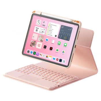 Чехол-клавиатура для планшета Apple iPad 10.2" 2021/2020/2019 B.O.W HC038 Pink