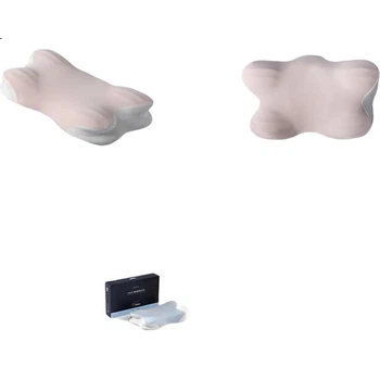 Подушка для глубокого сна Mercury Home Textiles Deep Sleep Pillow Pro 3.0 из эргономичной пены с эффектом памяти, для поддержки шейного отдела позвоночника у взрослых, в форме бабочки, высотой 10 см.