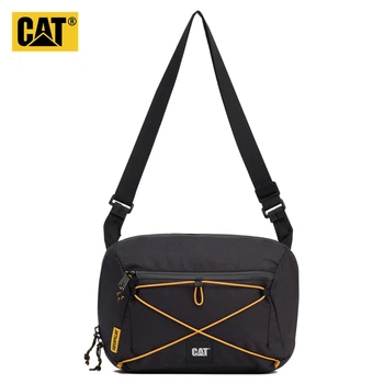 Сумка CAT 84754 через плече для iPad з кількома кишенями, чорна