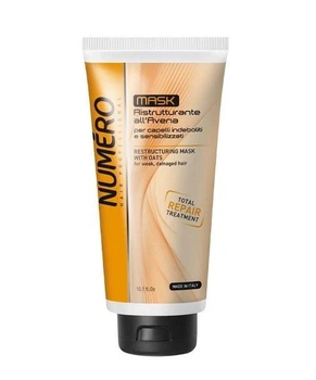 Маска для ослабленных и поврежденных волос Brelil Numero Hair Professional с экстрактами Овса 300 мл