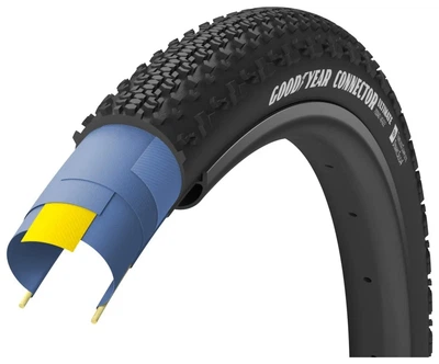 Покришка 700x45 (45-622) GoodYear Connector Tubeless Ready Folding Black, 60tpi (TIR-60-08)