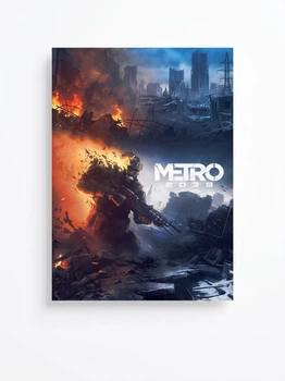 Постер на металле "Metro 2039" (20х29 см)