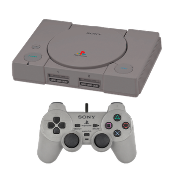 Набор Консоль Sony PlayStation 1 Chip Grey Б/У + Геймпад Проводной DualShock