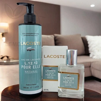 Парфюмированный набор No Brand версия Lacoste Eau De Lacoste L.12.12 Pour Elle Natural