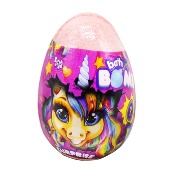 Бомбочка для ванной с сюрпризом 1 шт для детей от 3 лет Danko Toys MC-5484
