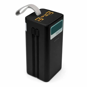 Портативний повербанк BOROFONE DBT35B 50000 mAh з LED-дисплеєм ліхтариком та підтримкою швидкої зарядки 22.5W/PD20W