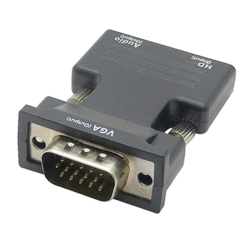 Переходник Kebidu HDMI в VGA 1080P Черный (1006-890-00)