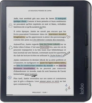 Электронная книга Kobo Libra Colour Black (N428-KU-BK-K-CK)