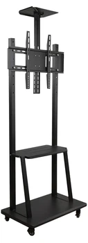 Стойка для телевизора напольная крепление кронштейн TV CART 1500 / 8006 32-70 держатель для ТВ