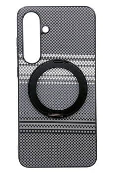 Чохол-накладка PitaCa Big Ring Holder для Samsung S24 FE Black