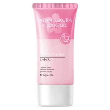 Пилинг для лица с экстрактом сакуры Laikou Japan Sakura Peeling Gel, 60 мл