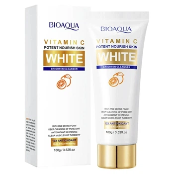 Пінка для вмивання Bioaqua Vitamin C White Brighten Cleanser, 100 мл