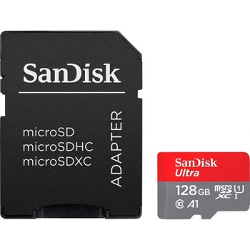 Карта памяти SanDisk 128GB microSD class 10 UHS-I Ultra