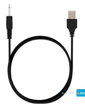USB кабель для вібратора USB AUX DC 2,5 мм, Зарядний кабель для секс-іграшок, Black