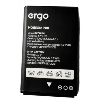 Акумулятор Ergo R181 1000mAh Original