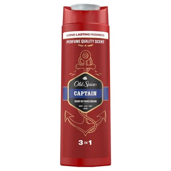 Гель для душа и шампунь 3в1 Old Spice Captain 400 мл