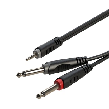 Аудиокабель Roxtone SAYC130L6, Mini-Jack - Jack, 6 м