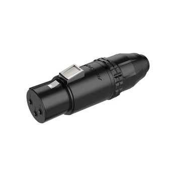 Разъем Roxtone RX3FWP-BG XLR female (мама) водозащитный