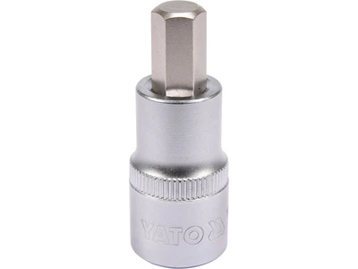 Головка торцева YATO HEX M10 квадрат 1/2" довжина 55 мм YT-04385