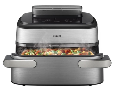 Frytkownica beztłuszczowa Philips Ovi Dual SteamFry NA565/02
