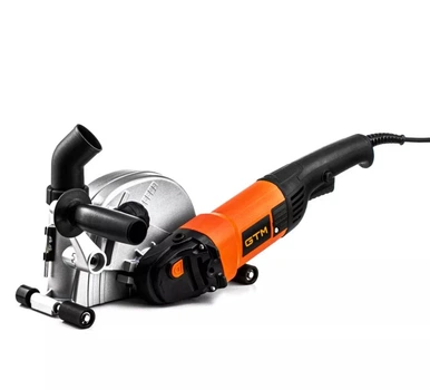 Штроборез GTM WC125/1400E (1400 Вт, 125 мм) сетевой для выполнения углублений под проводку (27035)
