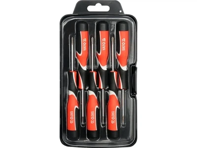 Набор прецизионных отверток YATO плоских и крестовых SL PH 6 шт YT-25861