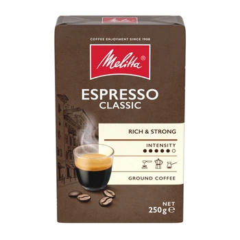 Жареный молотый кофе Melitta Espresso Classic 250 г (4002720004371)